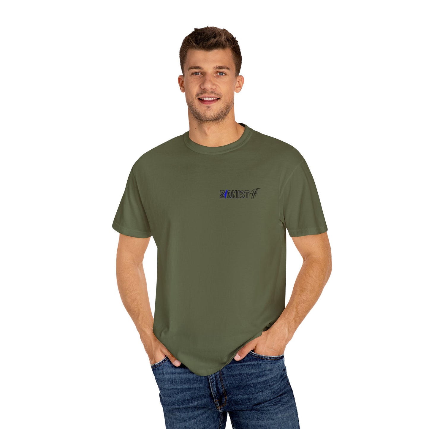 Zionist AF Jewish Generations Unisex Garment-Dyed T-shirt