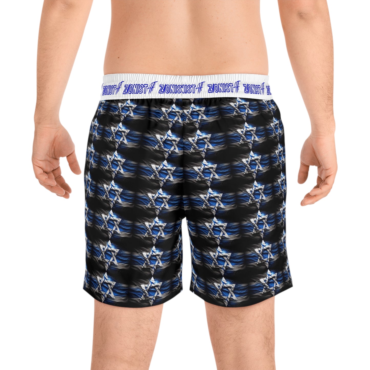 Zionist AF Men's Mid-Length Swim Shorts