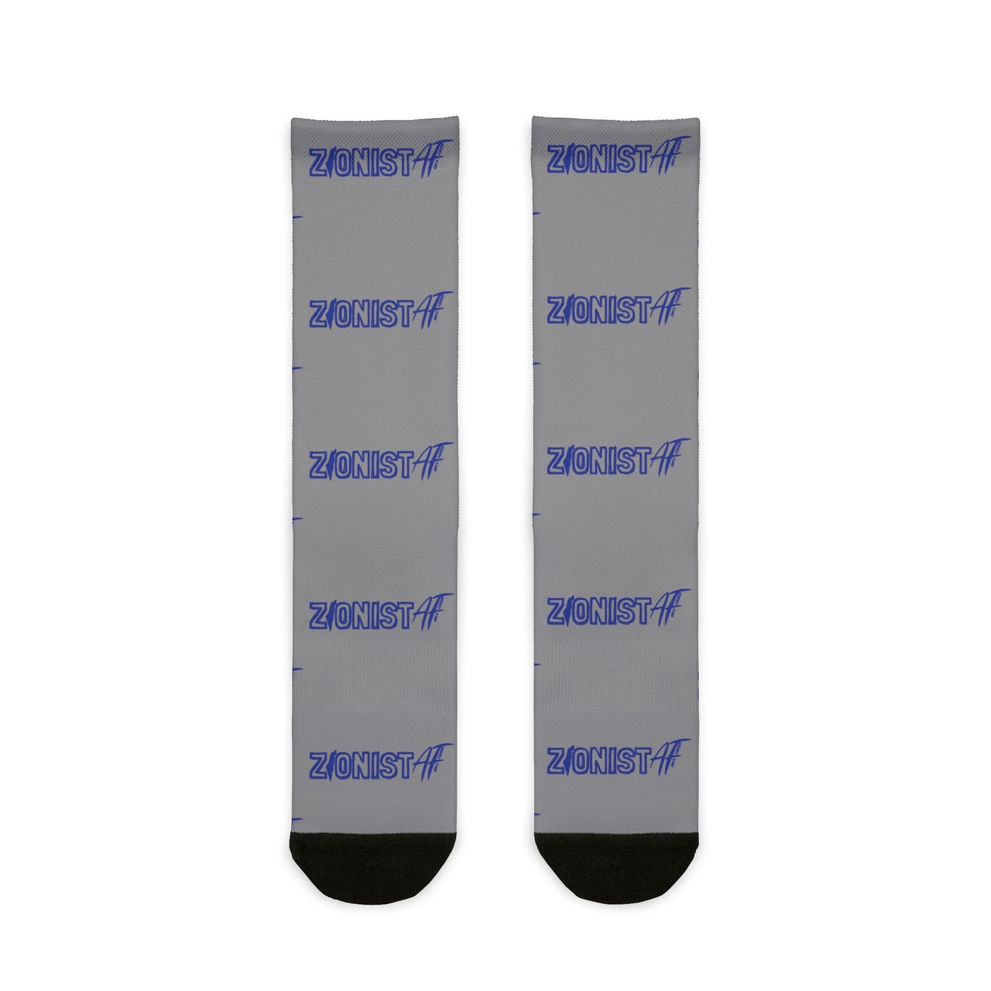 SOCKS Zionist AF Crew Socks grey