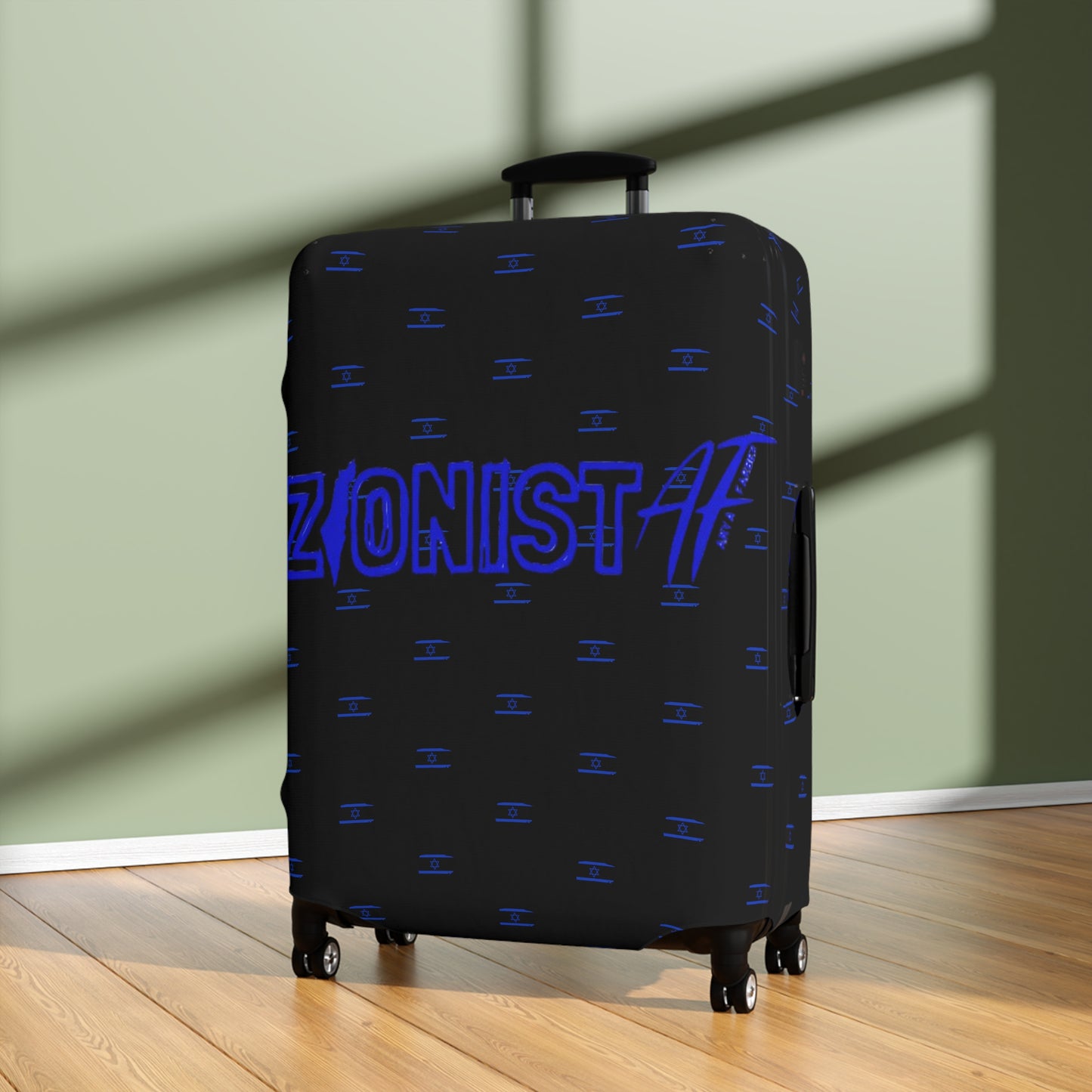 BAGS/TRAVEL Zionist AF Luggage Cover Black