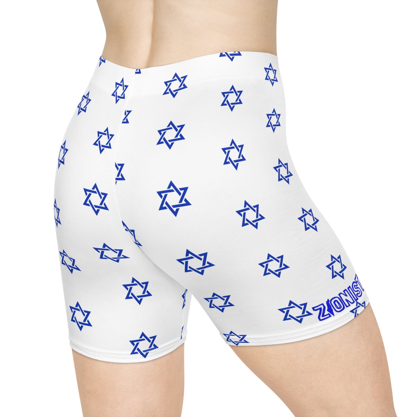 SPORTSWEAR Zionist AF Magen David Women's Biker Shorts