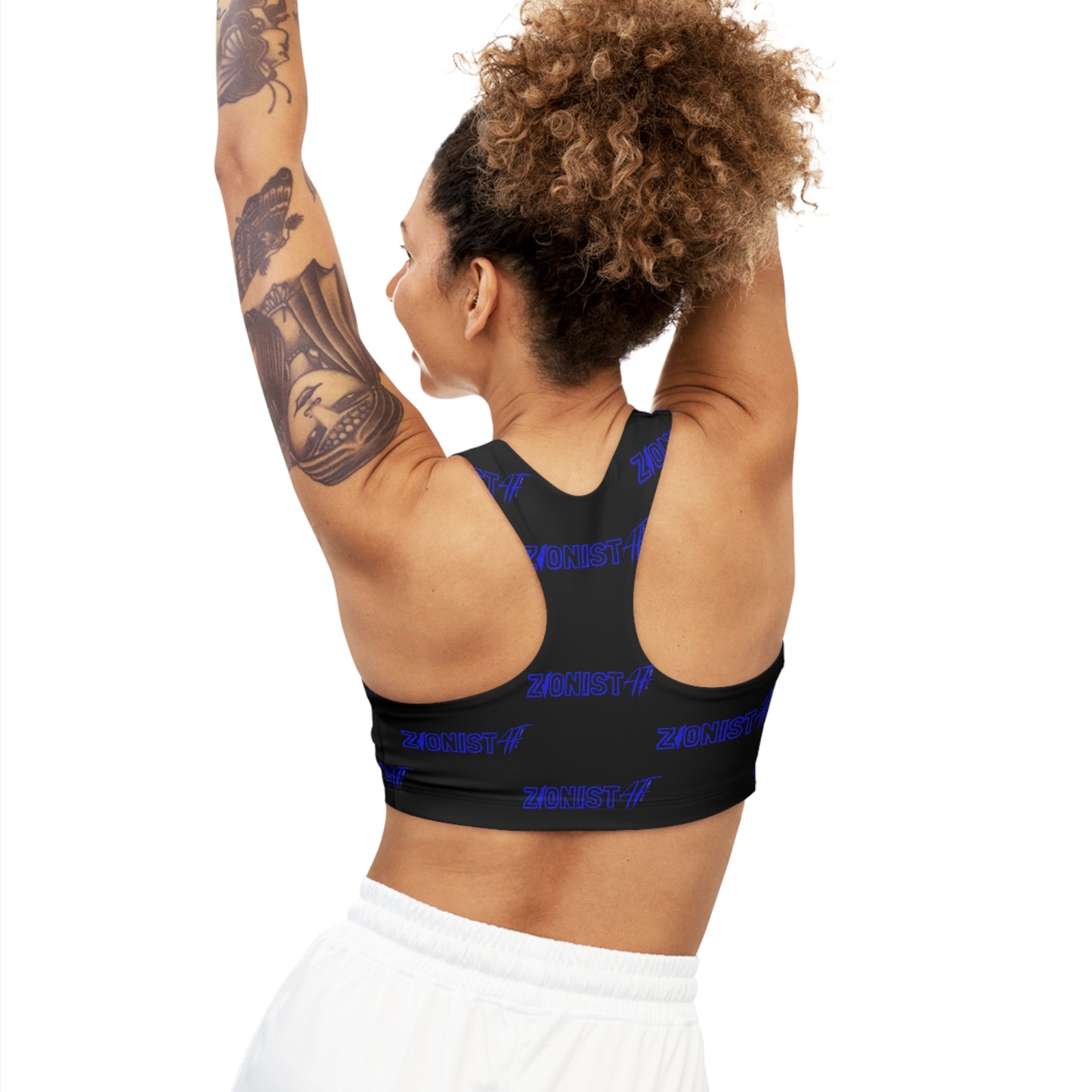 Zionist AF Fierce Seamless Sports Bra