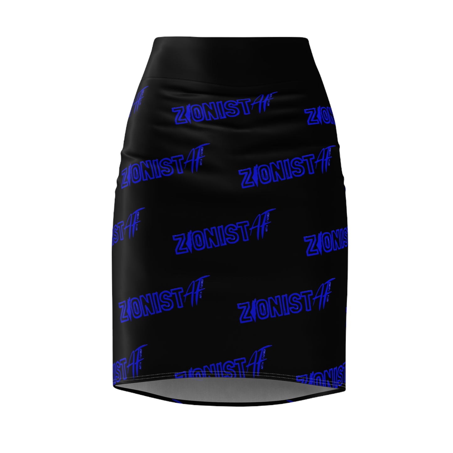 Zionist AF Women's Pencil Skirt in Black