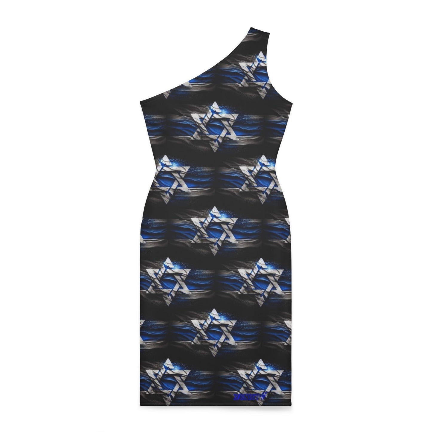 Zionist AF  Shoulder Dress With Flag  Inspiration