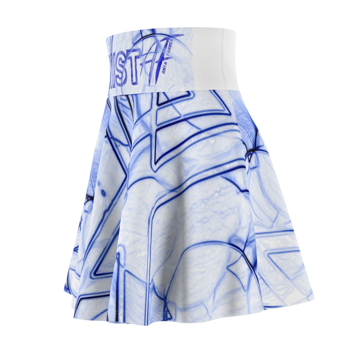 Women's  Skirts Zionist AF flirty And Fun Skater Skirt