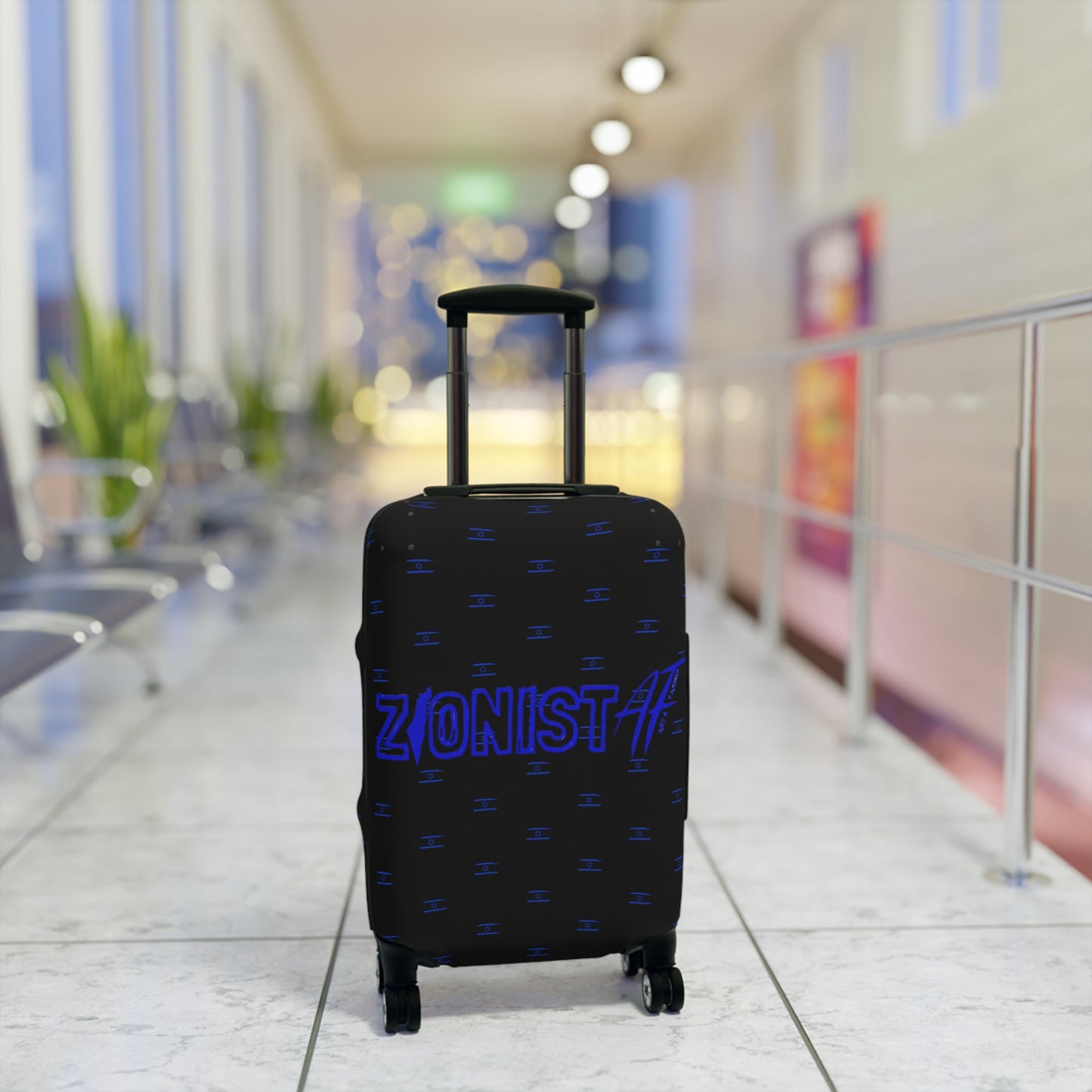 BAGS/TRAVEL Zionist AF Luggage Cover Black