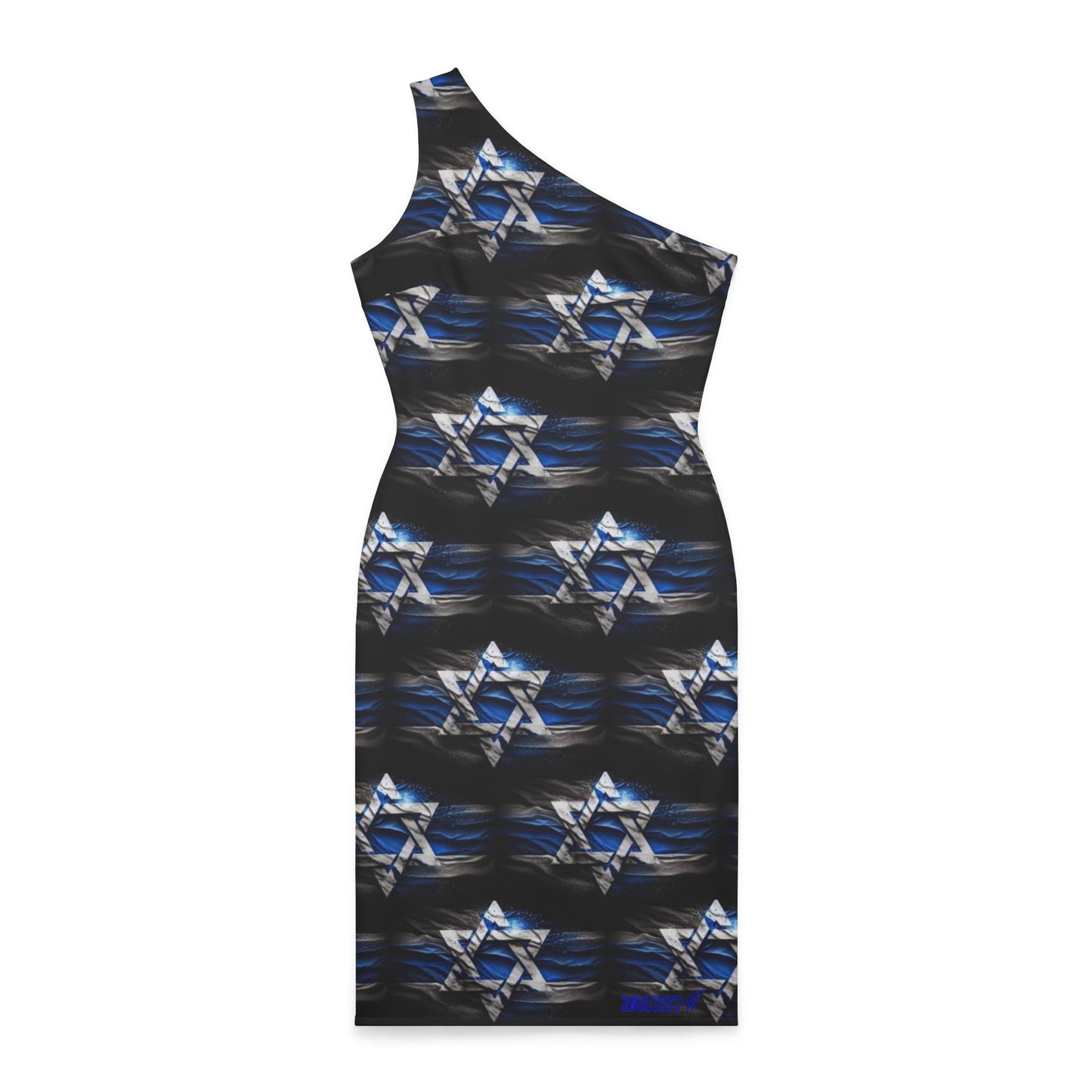 Zionist AF  Shoulder Dress With Flag  Inspiration