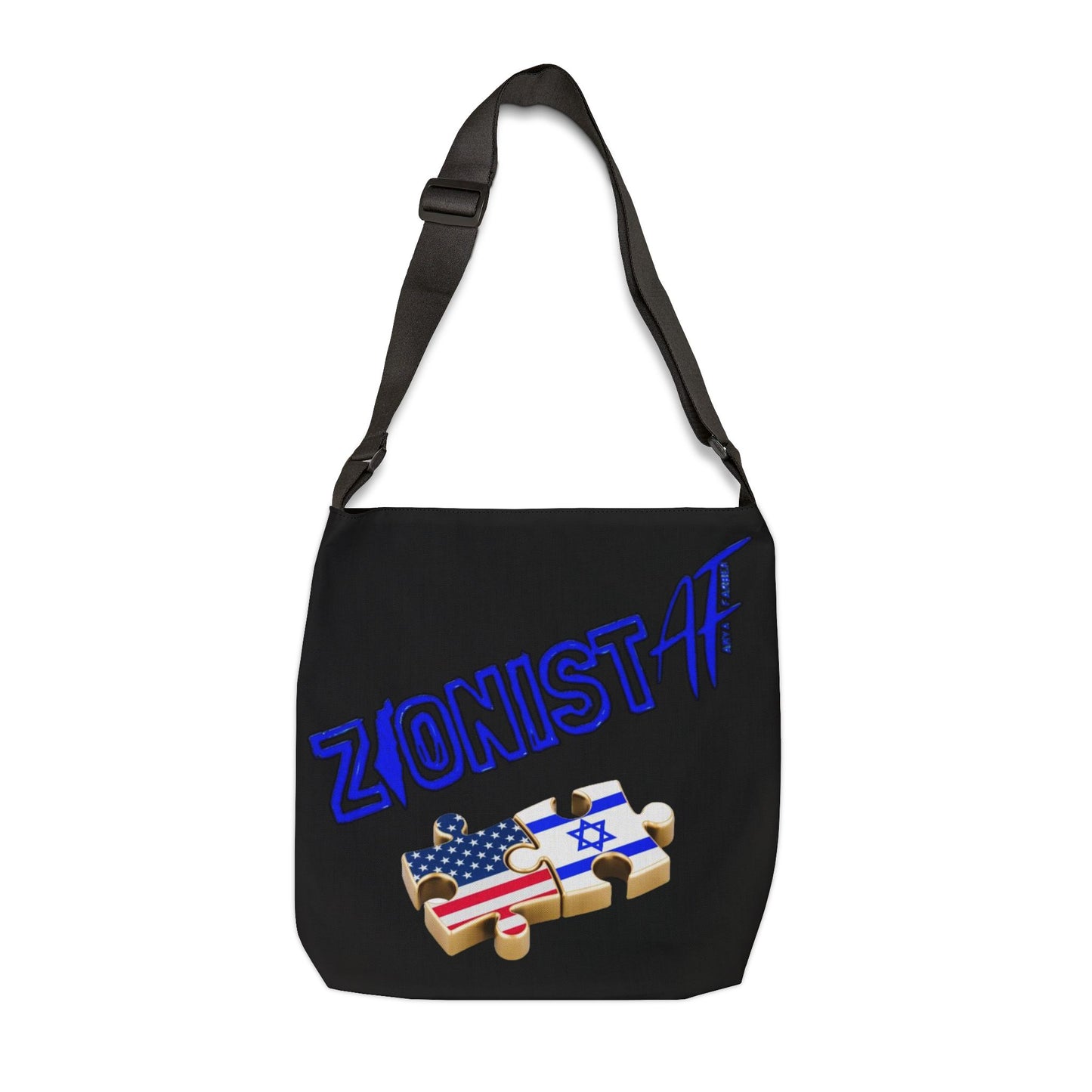 ZionistAF US/ISRAEL Adjustable Tote Bag