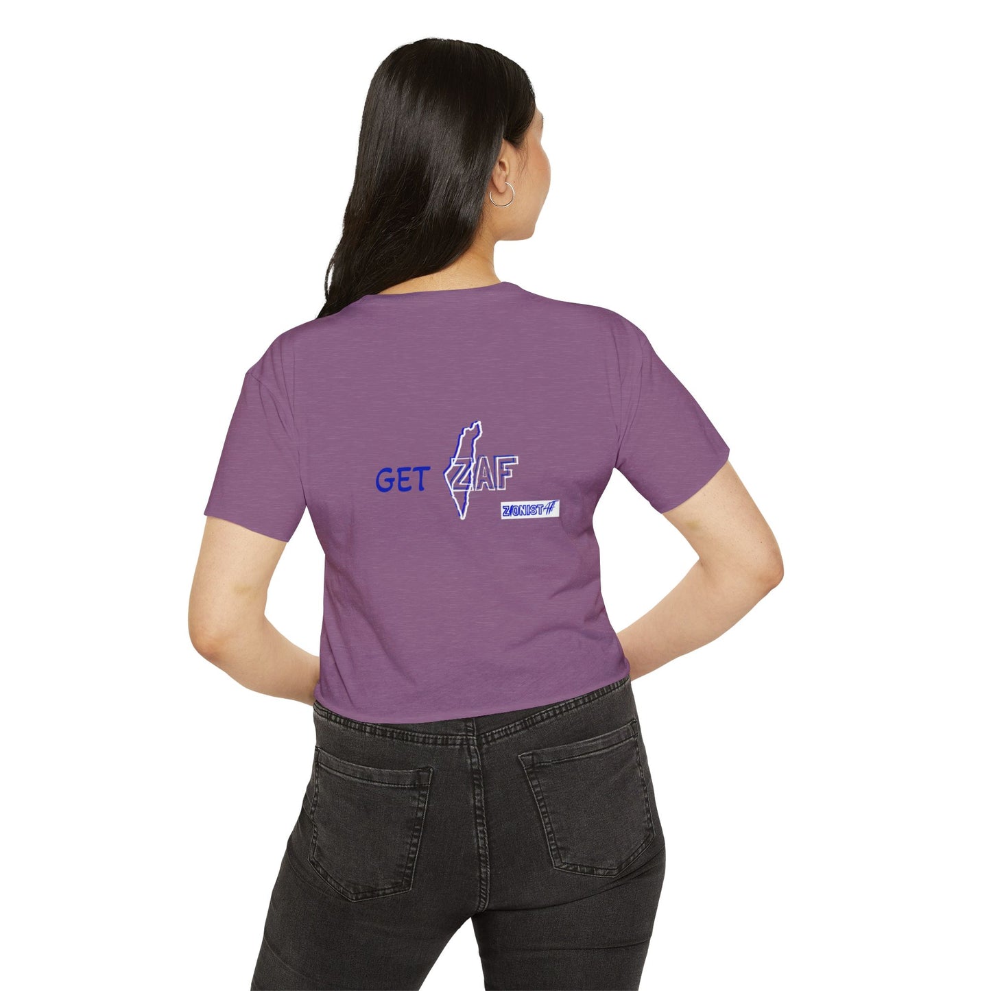 Women's Zionist AF "Living That ZAF Life" Crop Top