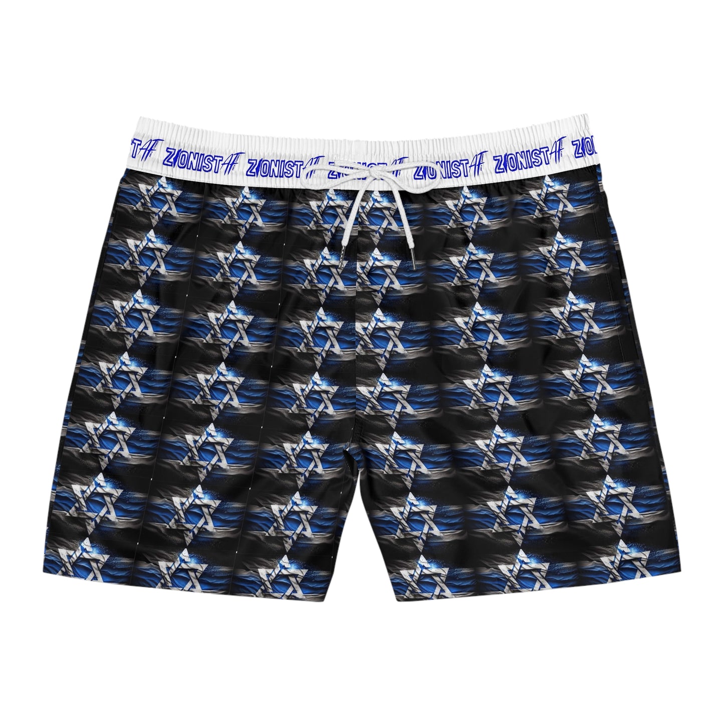 MEN'S SWIM SHORTS Zionist AF Men's Mid-Length Swim Shorts