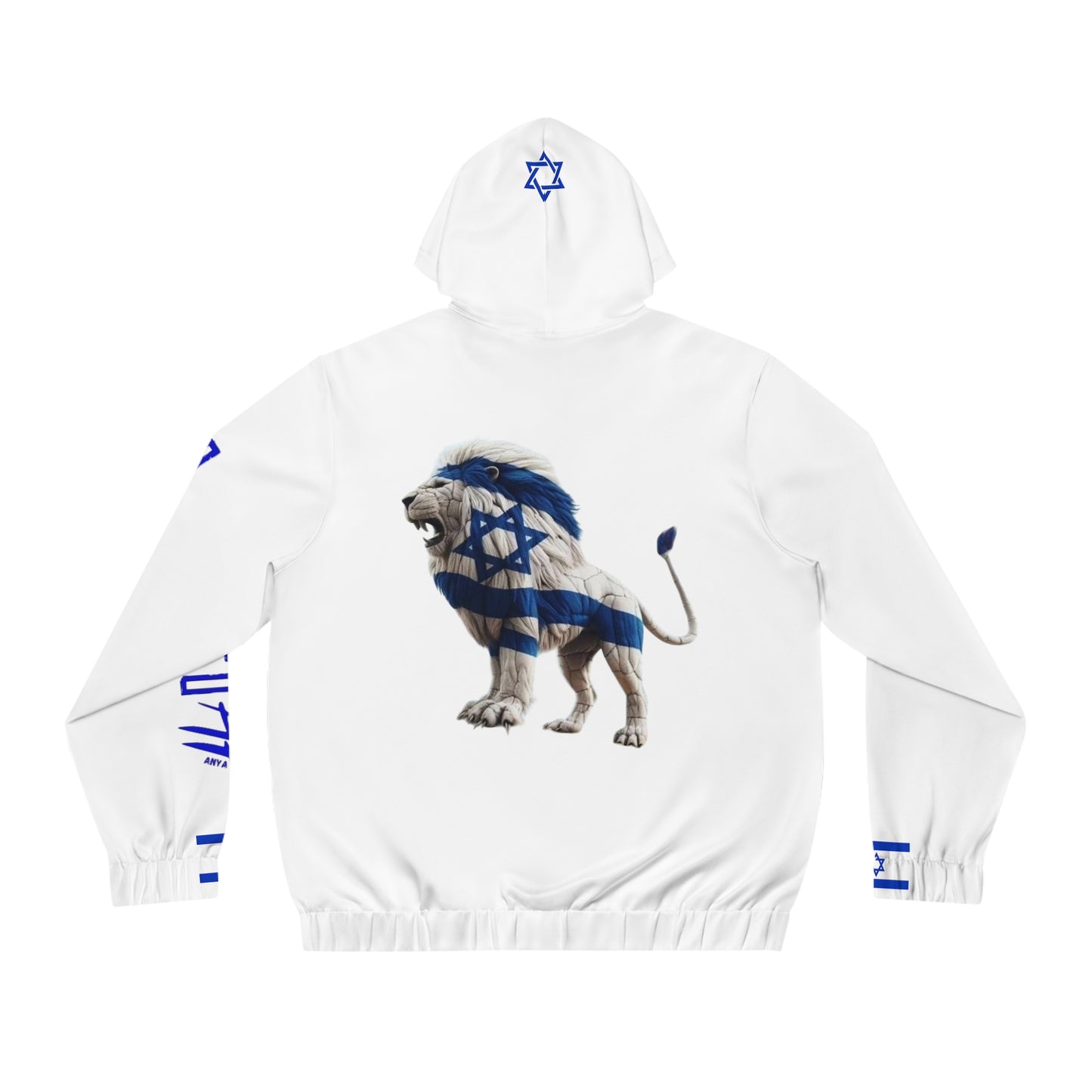 HOODIES  Zionist AF Israel Lion Full-Zip Hoodie 1