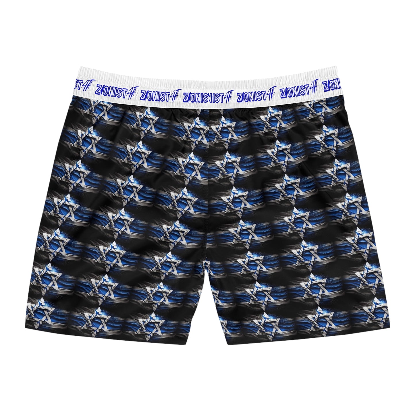 MEN'S SWIM SHORTS Zionist AF Men's Mid-Length Swim Shorts