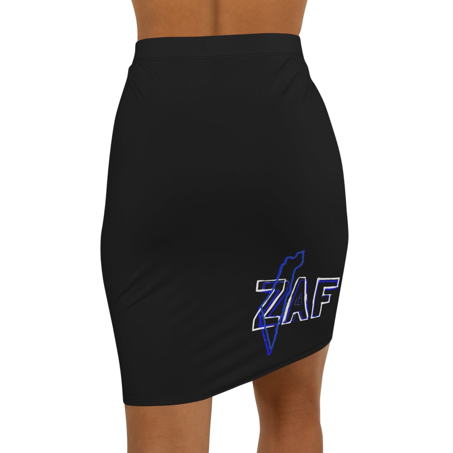 Women's Skirts Zionist AF bold statement Mid-Waist Pencil Skirt (AOP)