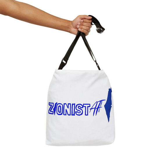 BAGS/TRAVEL Zionist AF "Map and Star "Adjustable Tote Bag