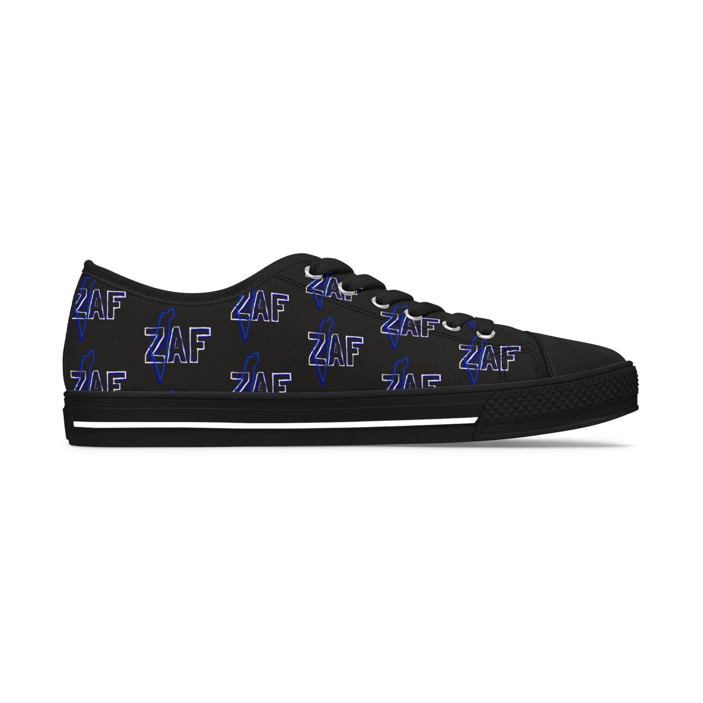 Women's Low Top ZAF  Sneakers In Black