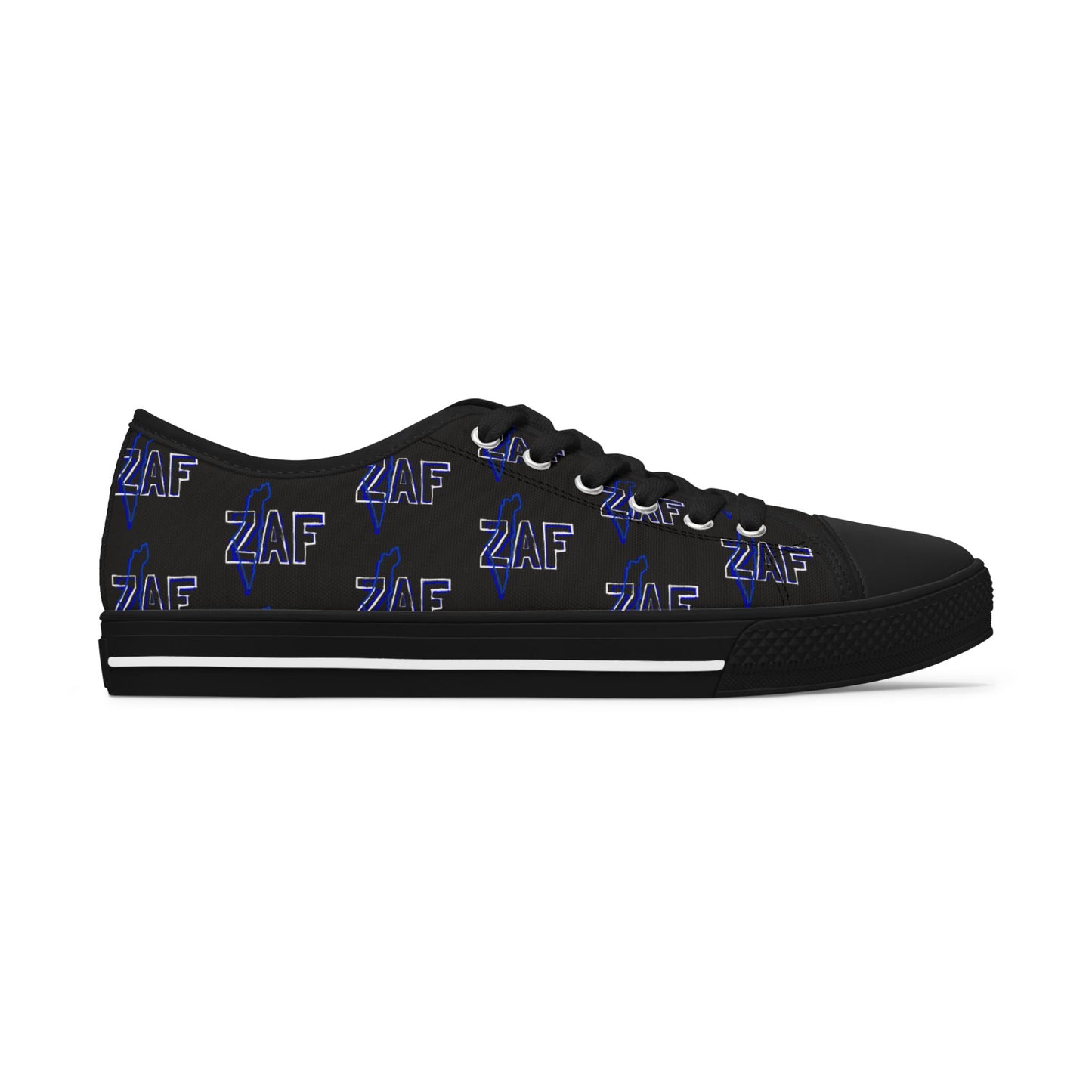 Women's Low Top ZAF  Sneakers In Black