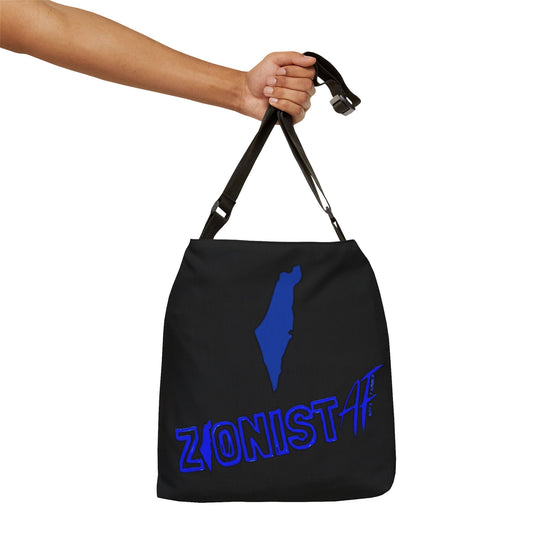 Zionist AF "Map and Star "Adjustable Tote Bag