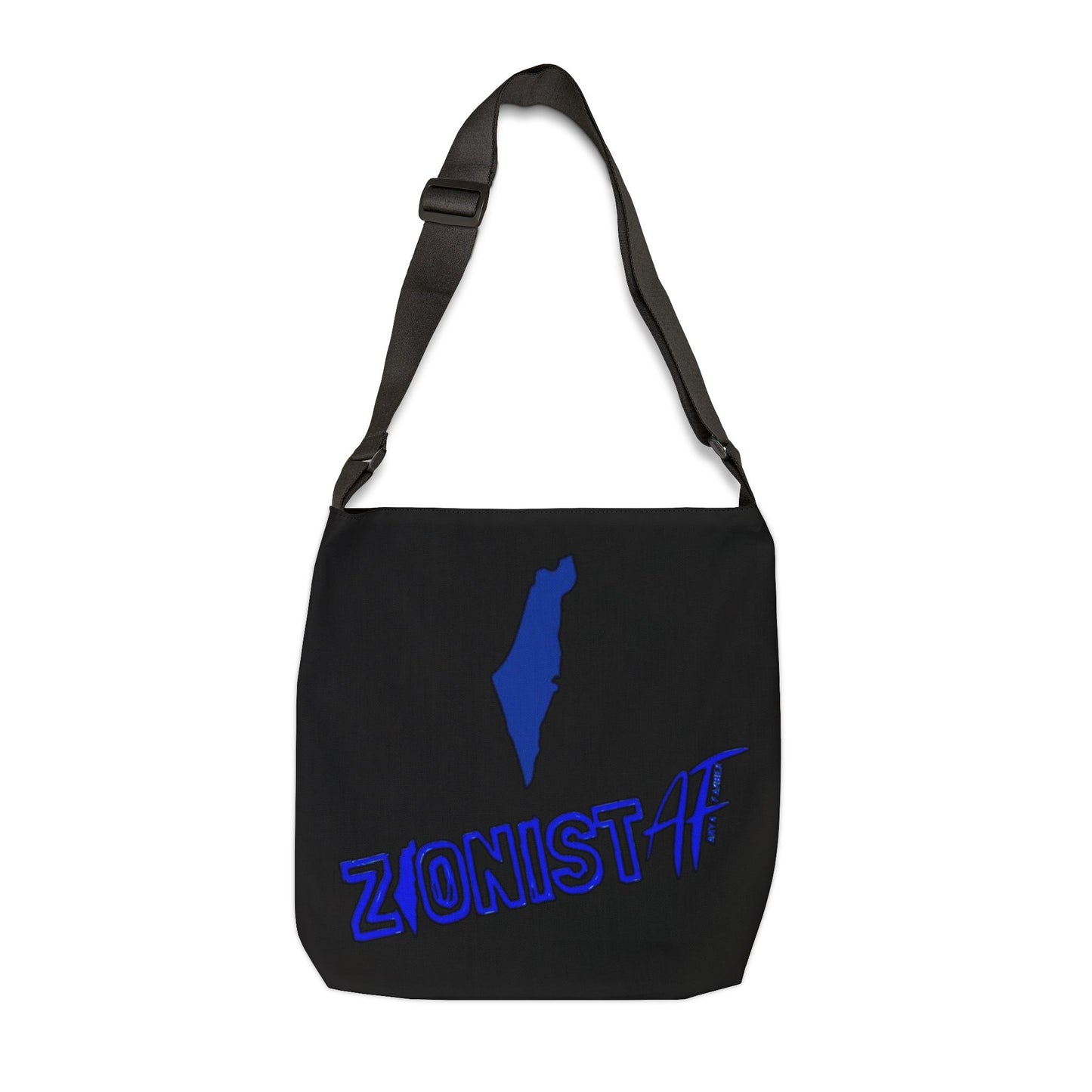 Zionist AF "Map and Star "Adjustable Tote Bag