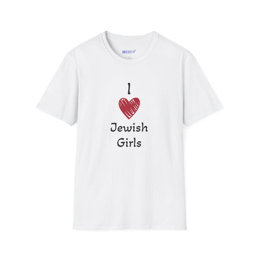 I Love Jewish Girls Softstyle T-Shirt