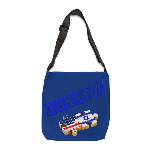 Zionist AF Adjustable Tote Bag US/Israel Blue