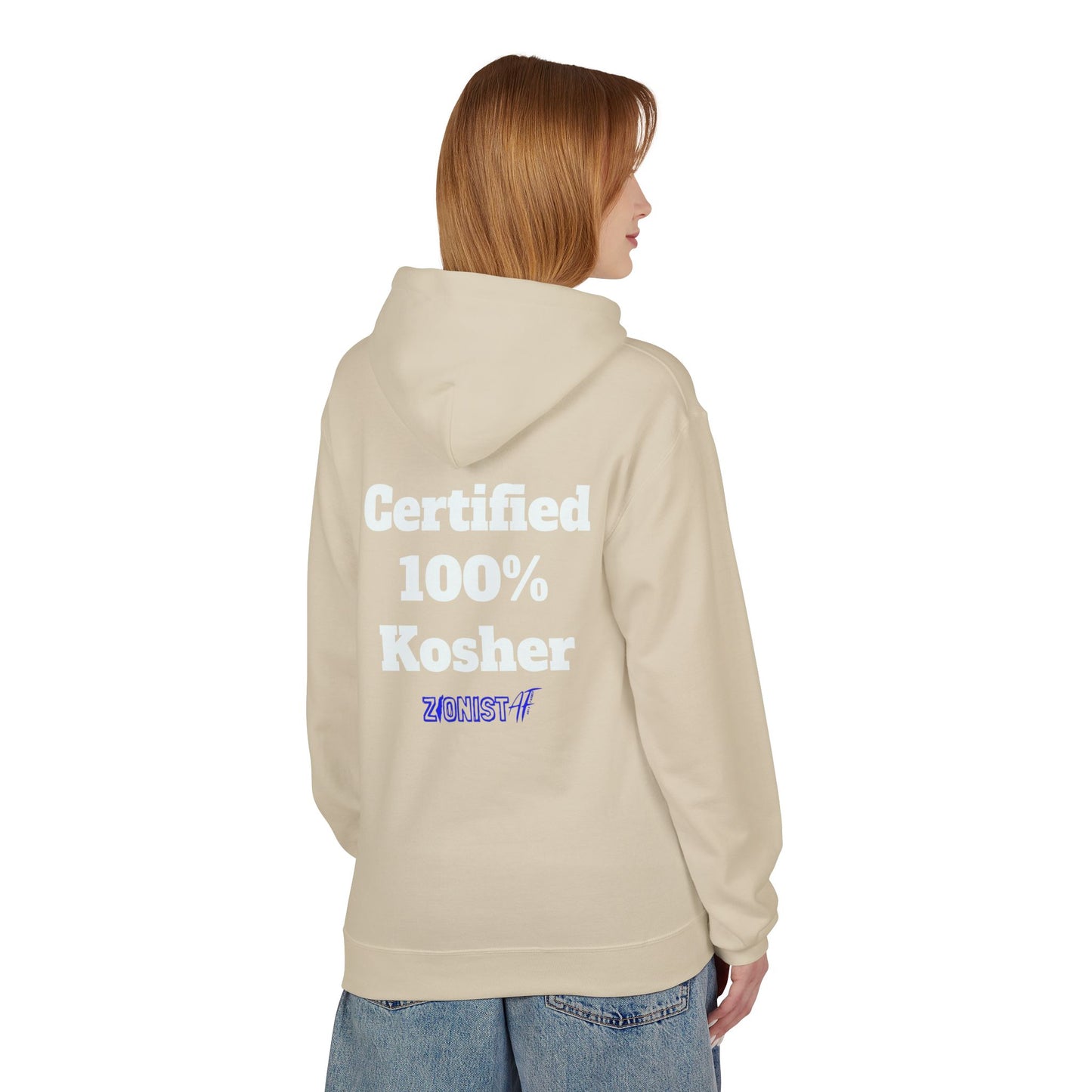 HOODIES "Kosher" Sweatshirt  Zionist AF Fleece Hoodie