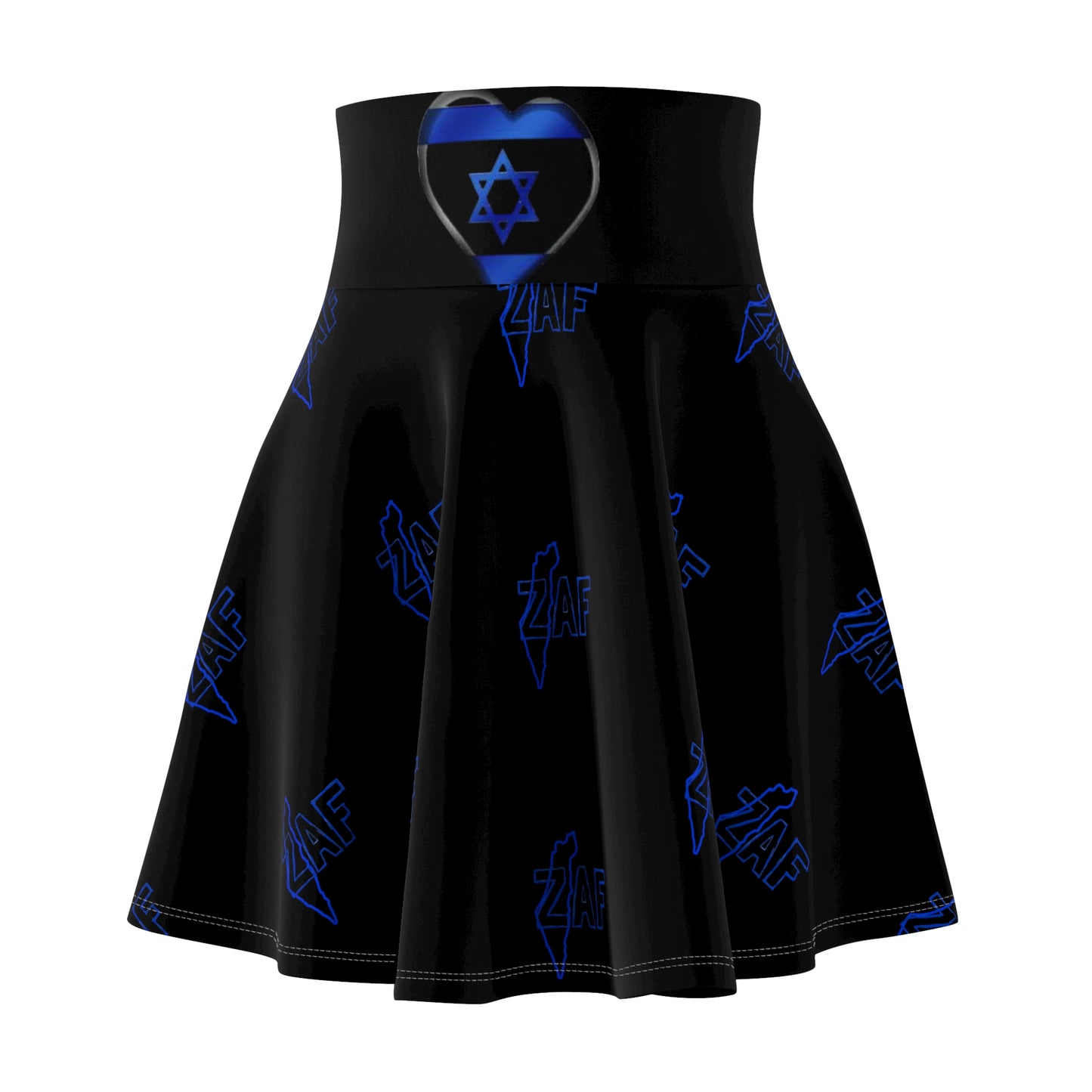 Women's Skirt  ZAF Skater Skirt (AOP) by Zionist AF