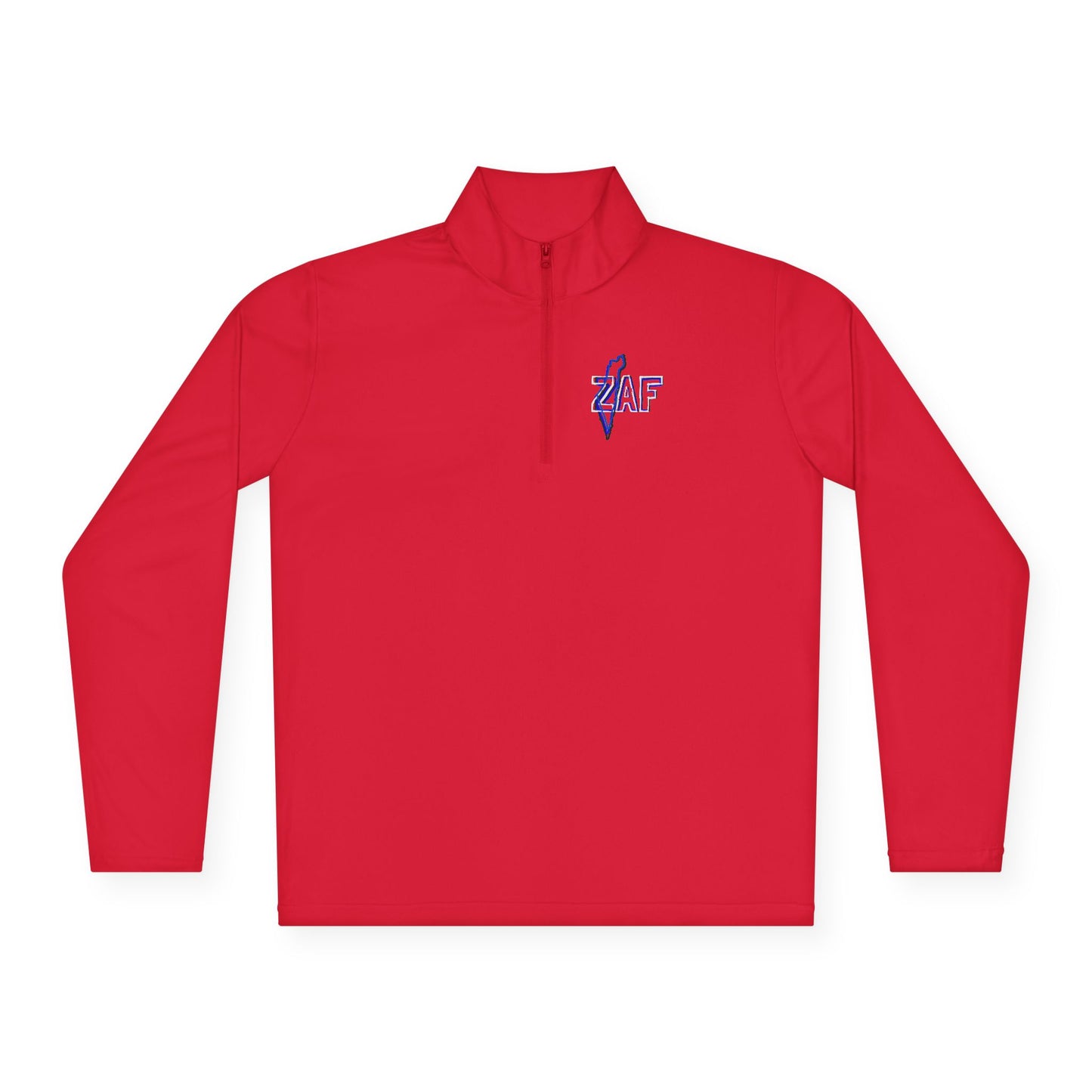 Zionist AF "From The River...Zionist AF ...ONLY way To Be" Quarter-Zip Pullover