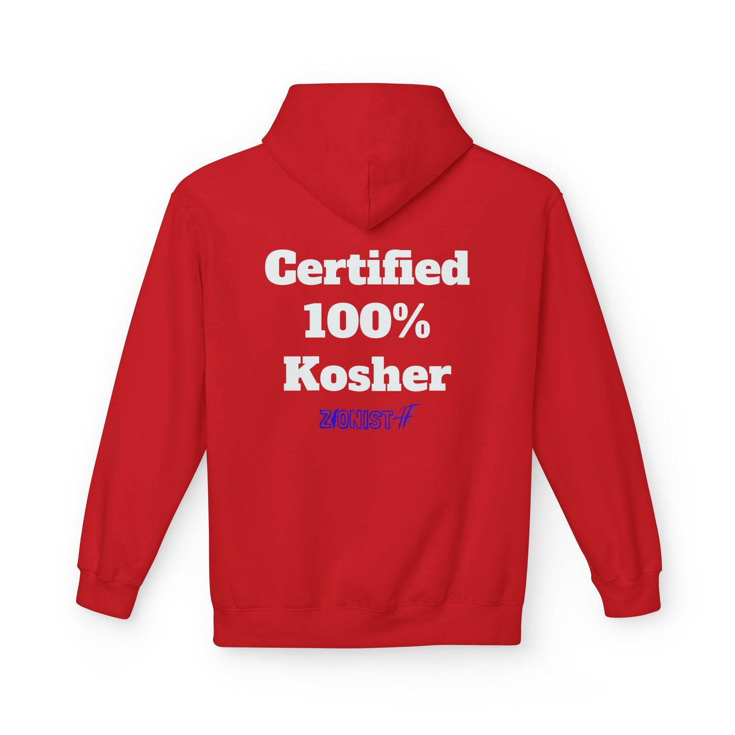 HOODIES "Kosher" Sweatshirt  Zionist AF Fleece Hoodie