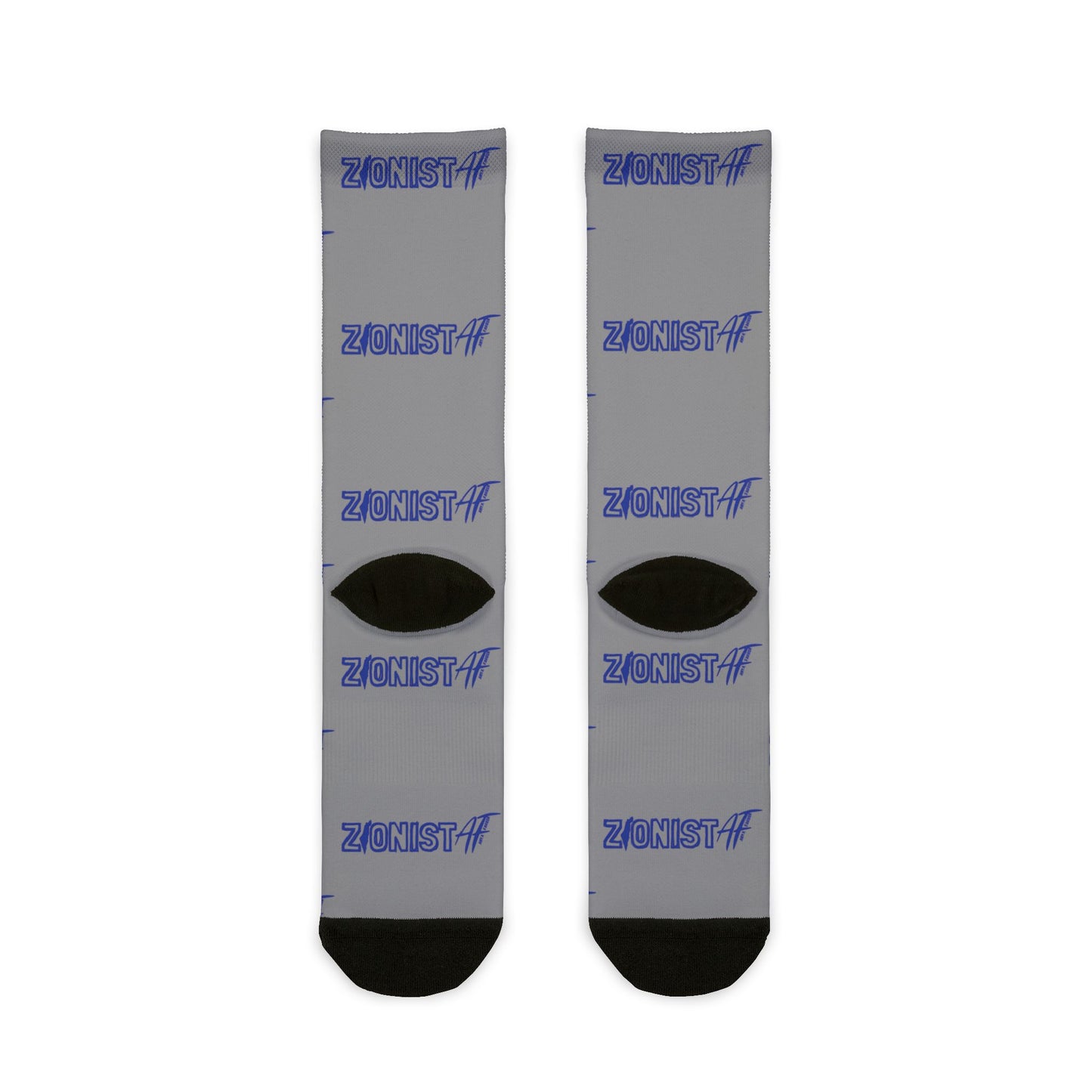 SOCKS Zionist AF Crew Socks grey