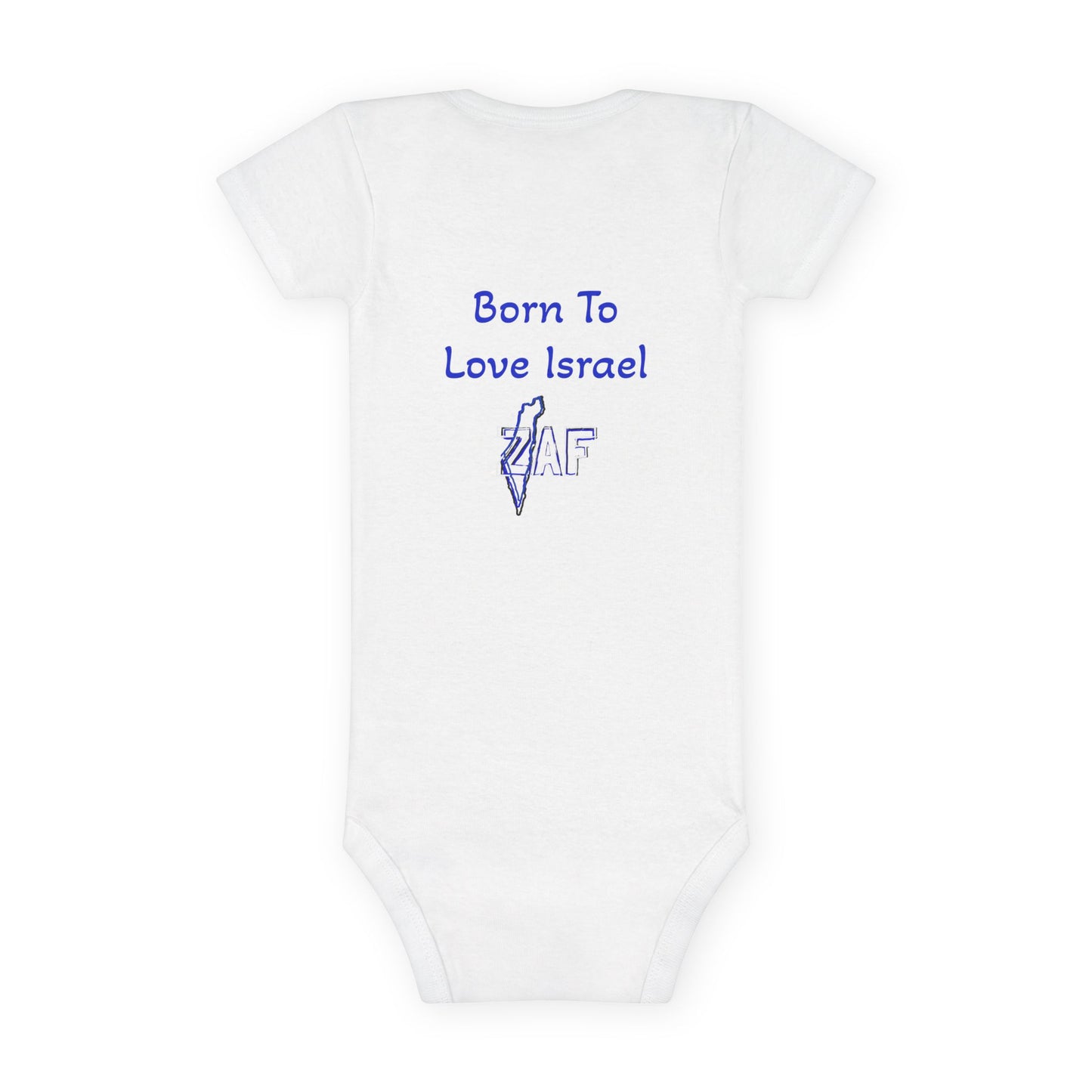 KIDS/INFANT "I Love Israel "Short Sleeve Onesie