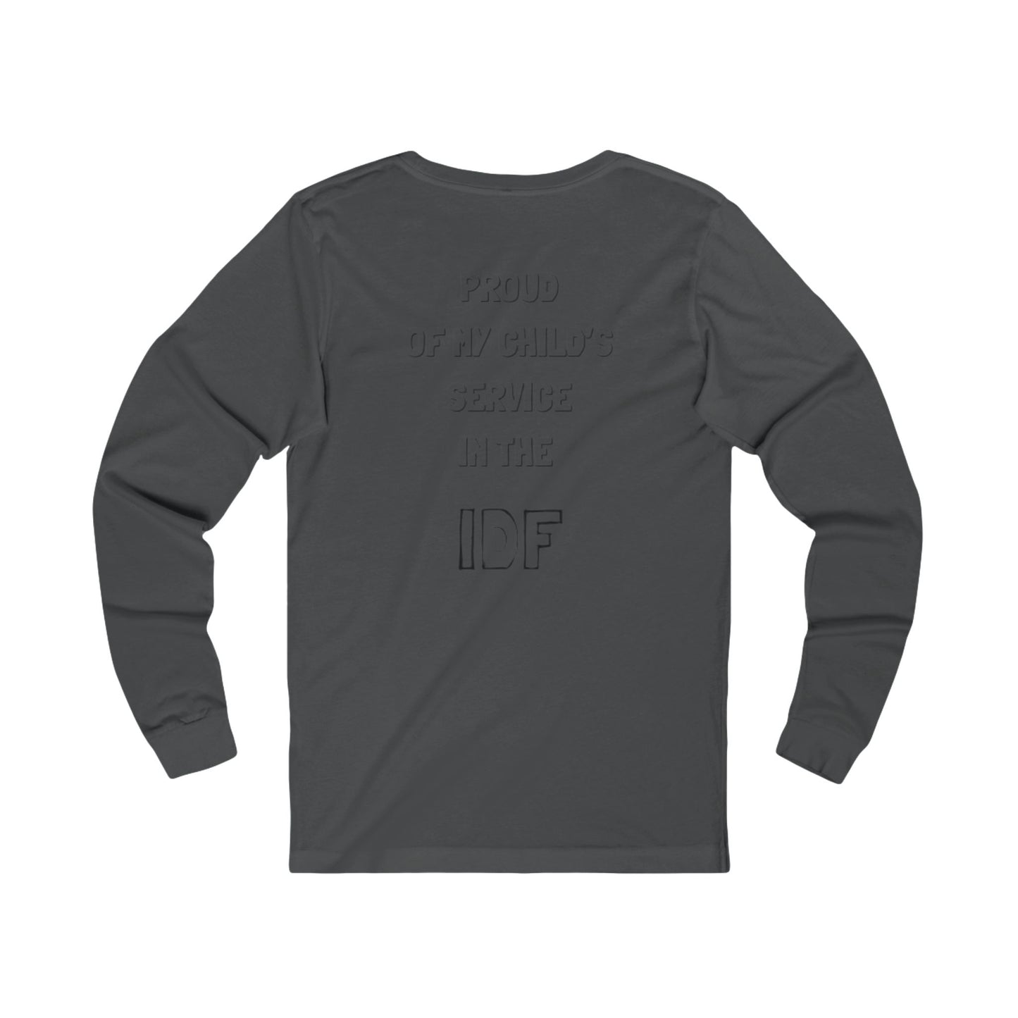 IDF Parent Zionist AF Unisex Jersey Long Sleeve Tee