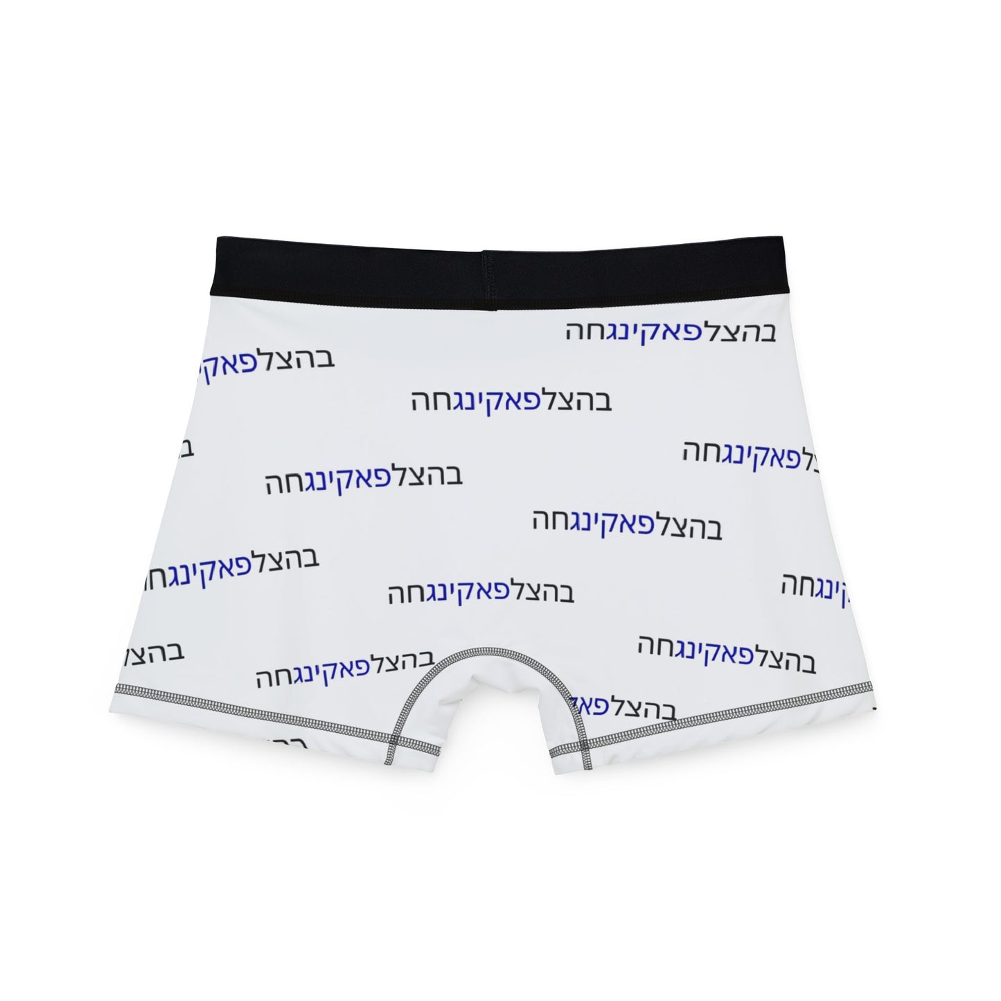 Zionist AF  "Bahatzlifukingchah" Men's Boxer Briefs