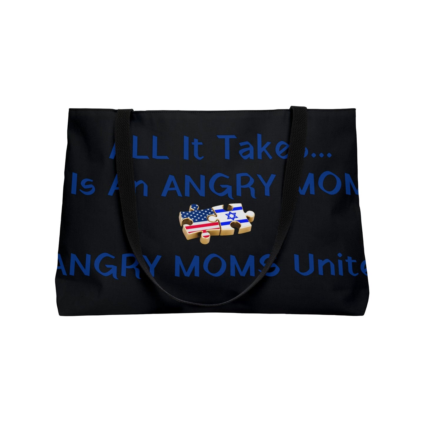 BAGS/TRAVEL Zionist AF Weekender Tote Bag "Ode to my friend Angry Mom"