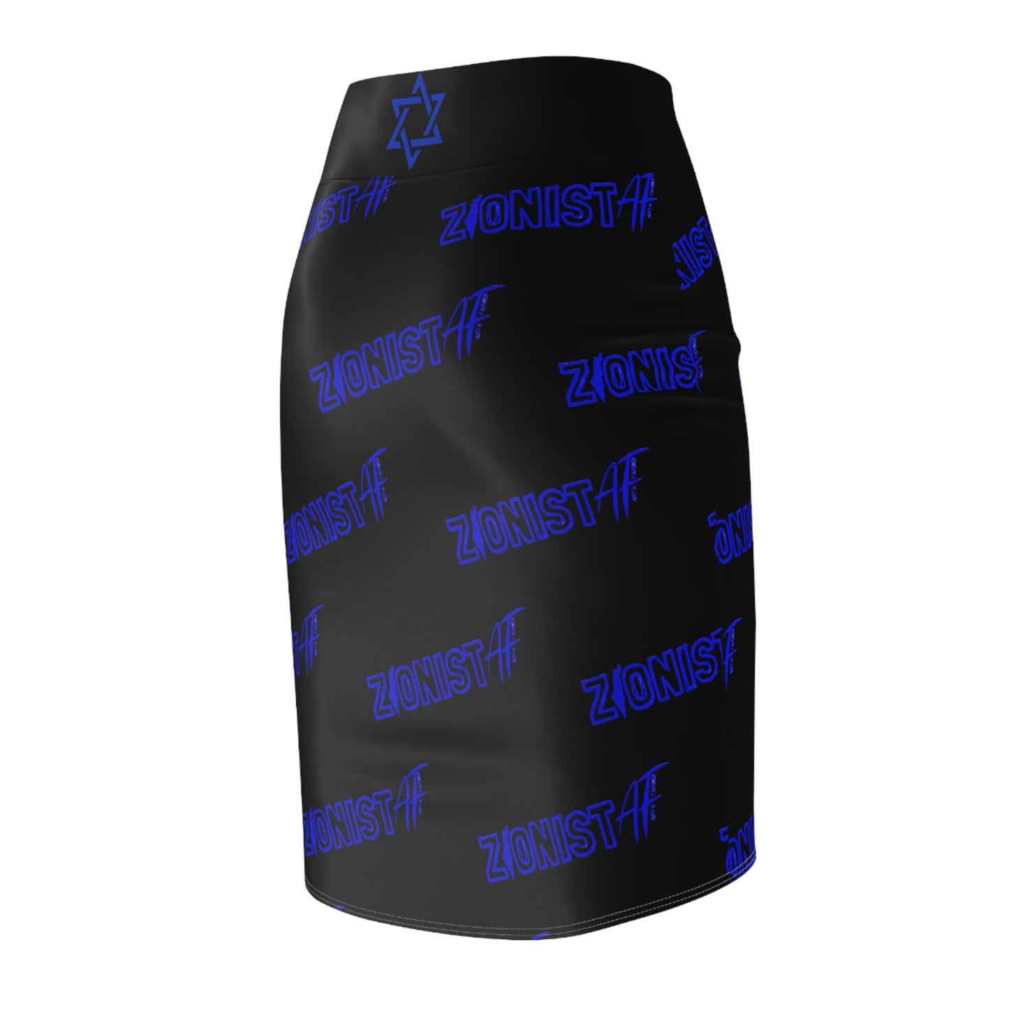 Women's Skirt Zionist AF Pencil Skirt in Black