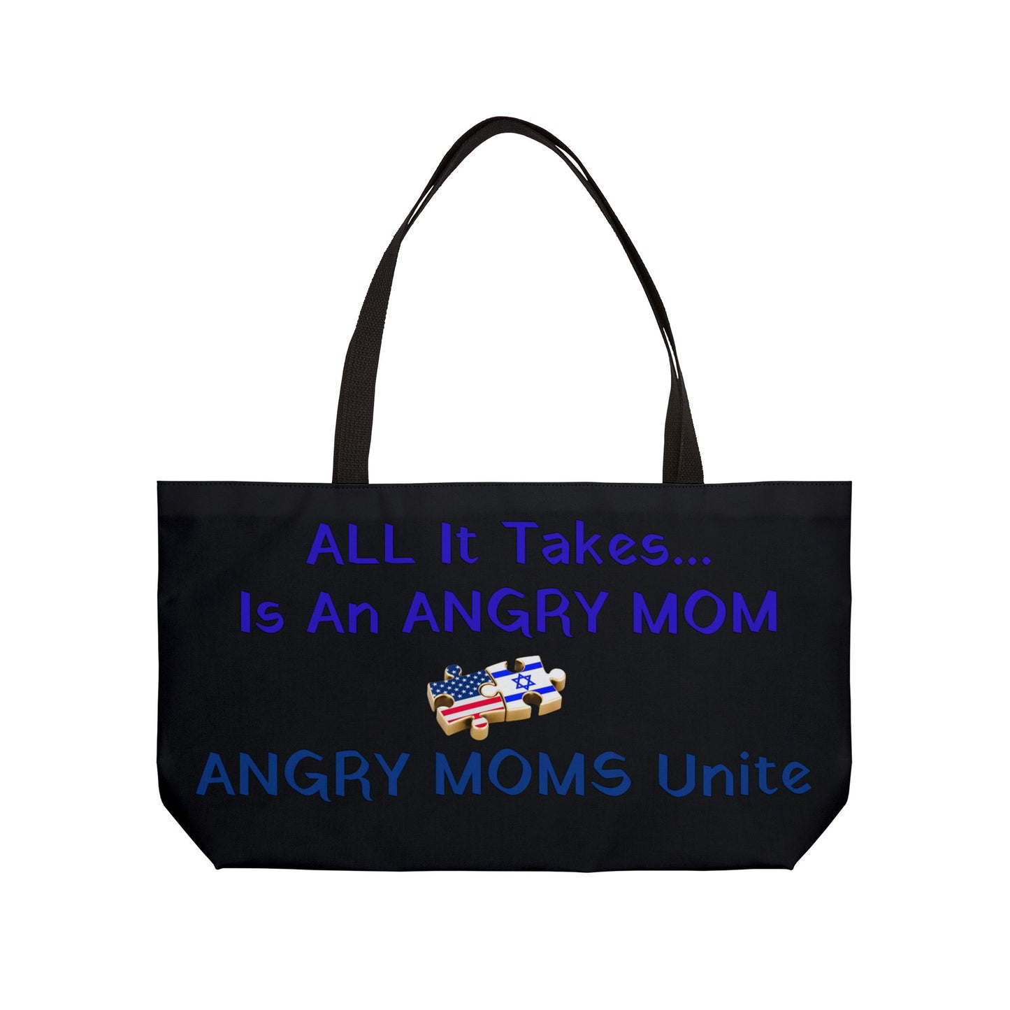 BAGS/TRAVEL Zionist AF Weekender Tote Bag "Ode to my friend Angry Mom"