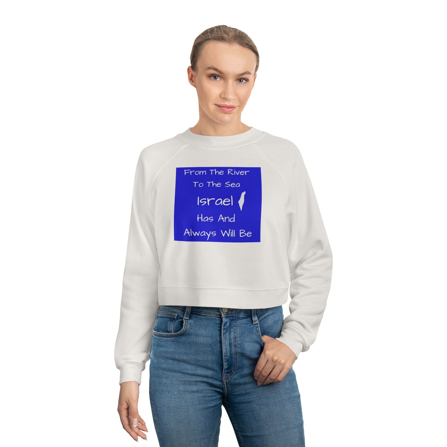 Zionist AF "RTS" Women's Cropped Fleece Pullover