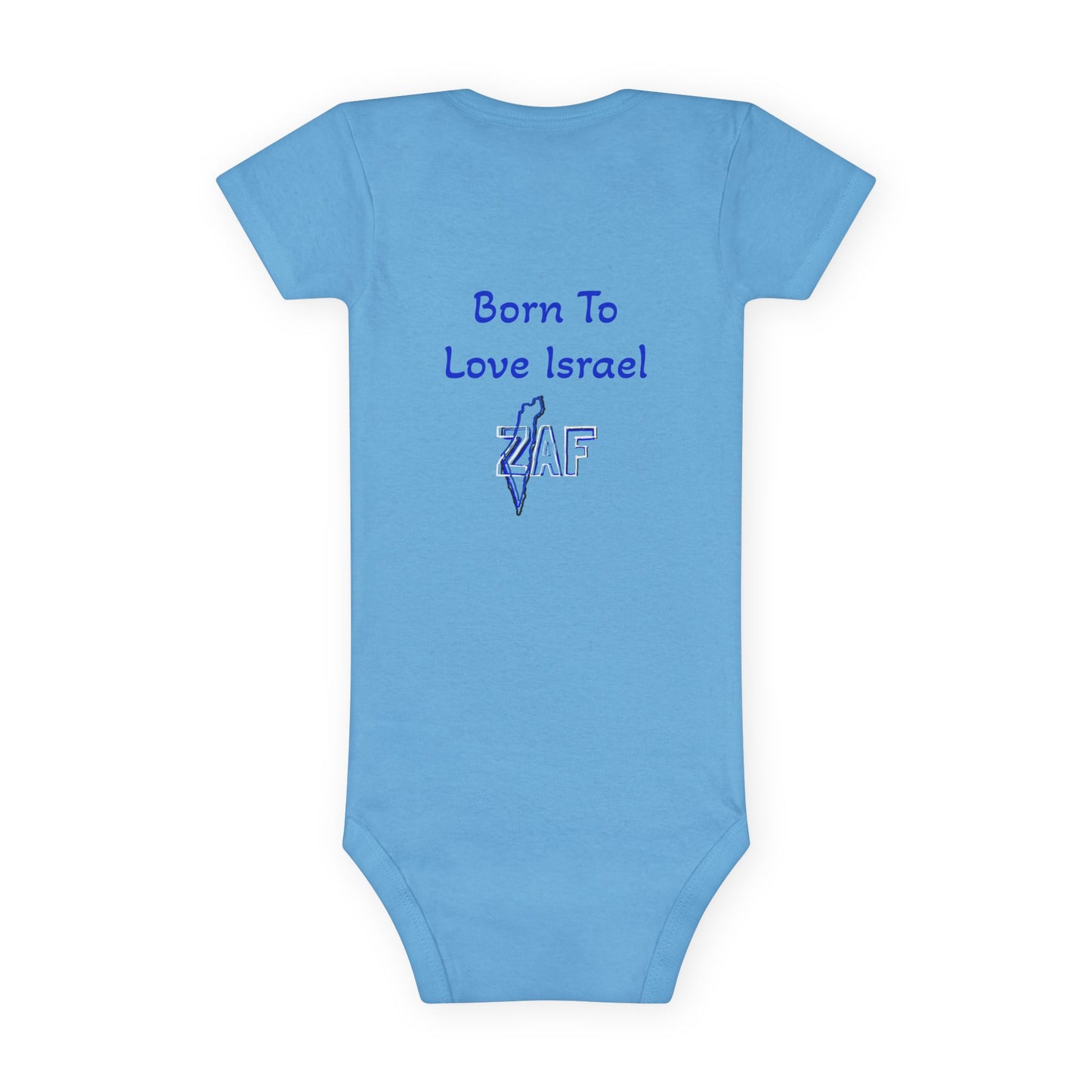 KIDS/INFANT "I Love Israel "Short Sleeve Onesie