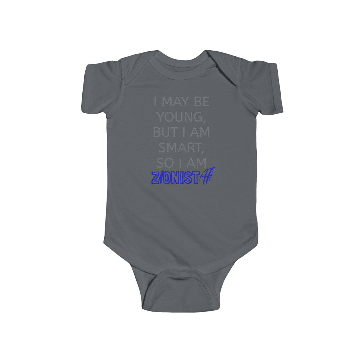 KIDS /INFANT Zionist AF Infant Fine Jersey Bodysuit