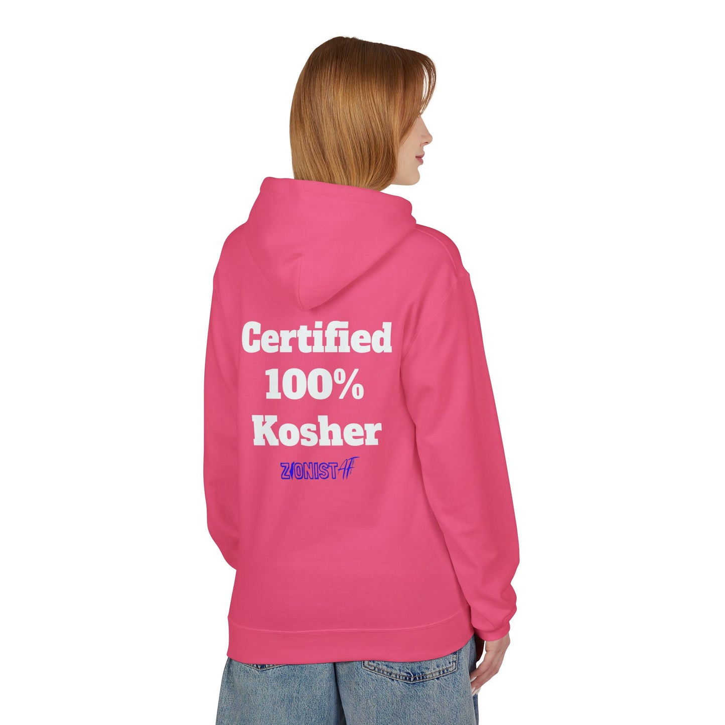 HOODIES "Kosher" Sweatshirt  Zionist AF Fleece Hoodie