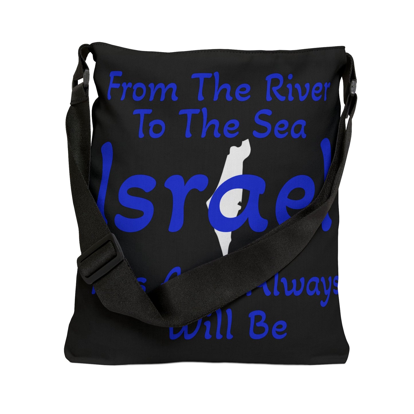 BAGS 2 Sided Zionist AF "From The River To The Sea"  Lioness Warrior Adjustable Tote Bag (AOP)