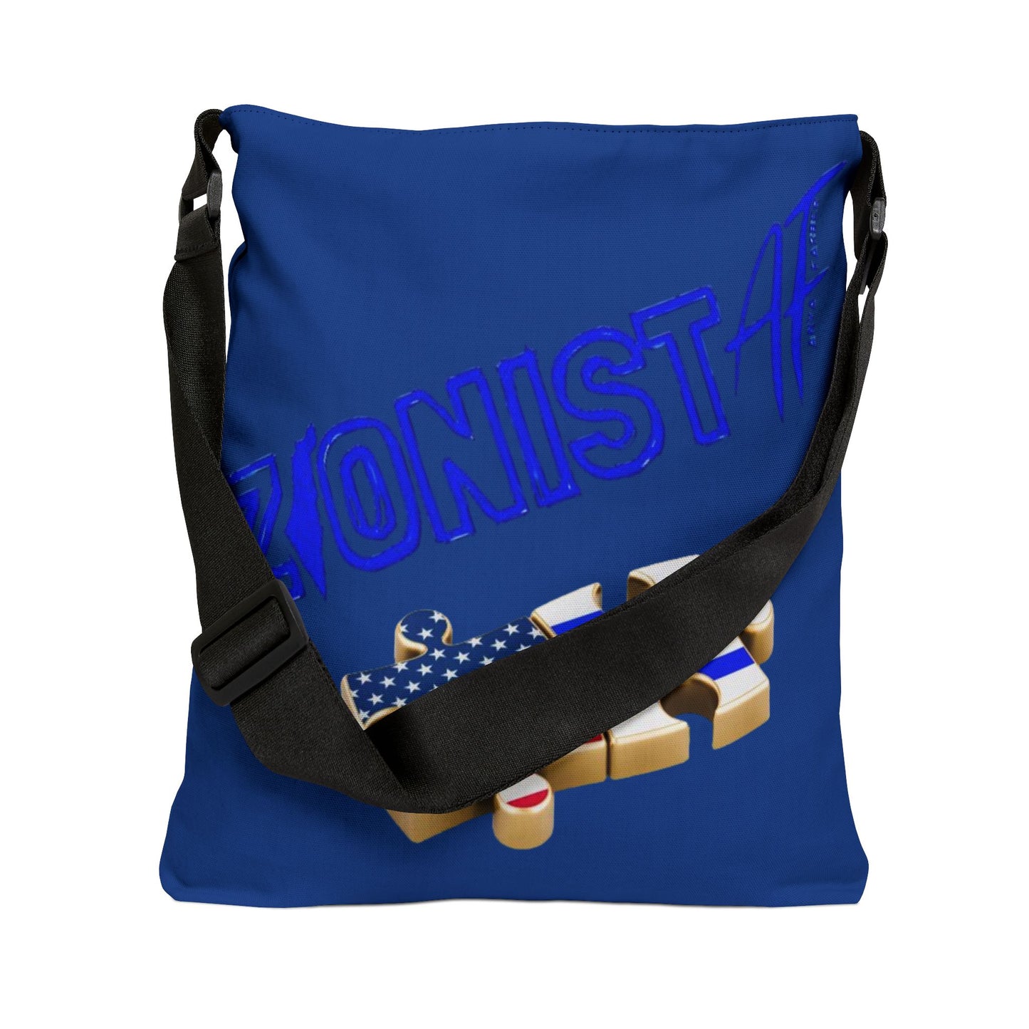 Zionist AF Adjustable Tote Bag US/Israel Blue