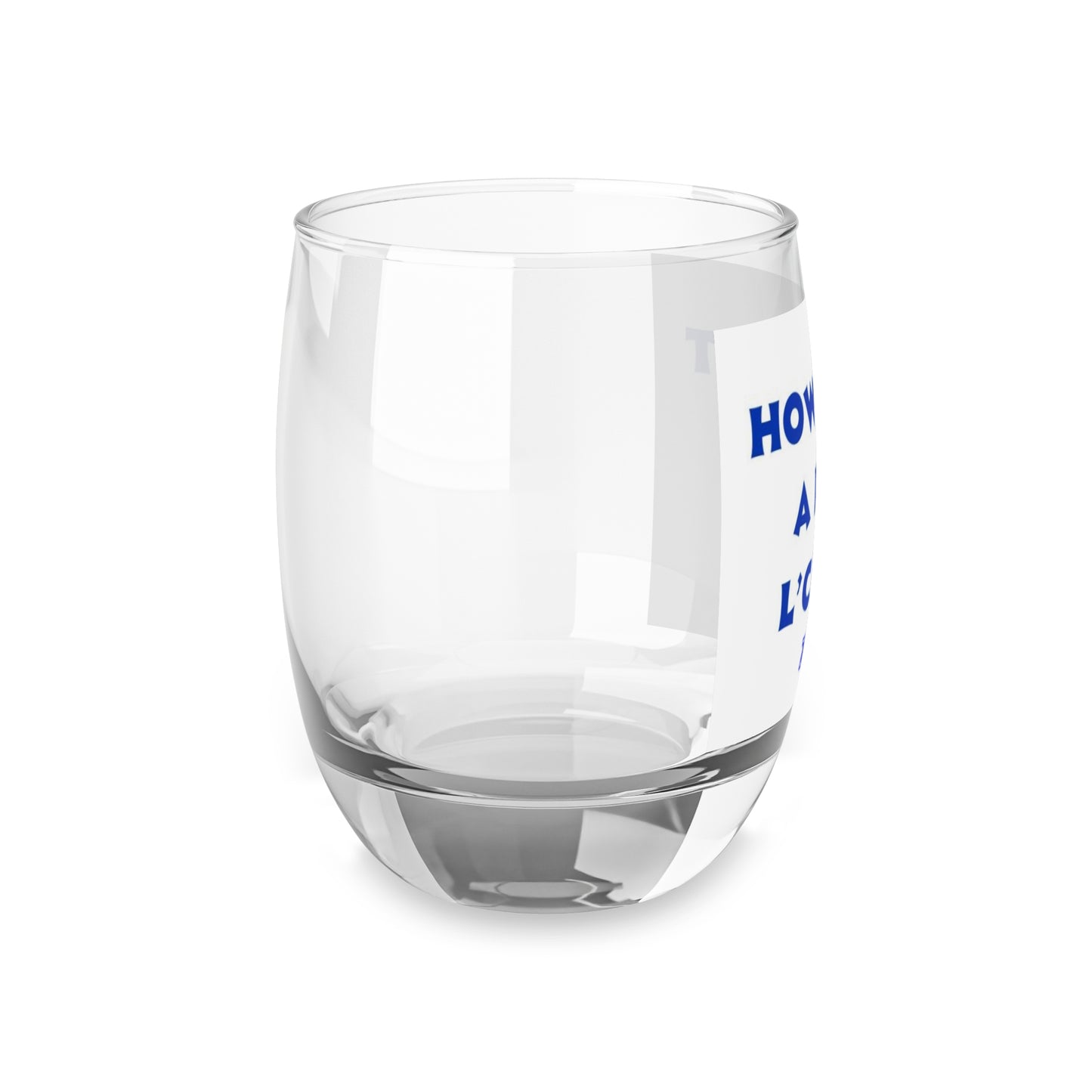 HOME DECOR Zionist AF  Whiskey Glass"How About A Little L'Chaim?'