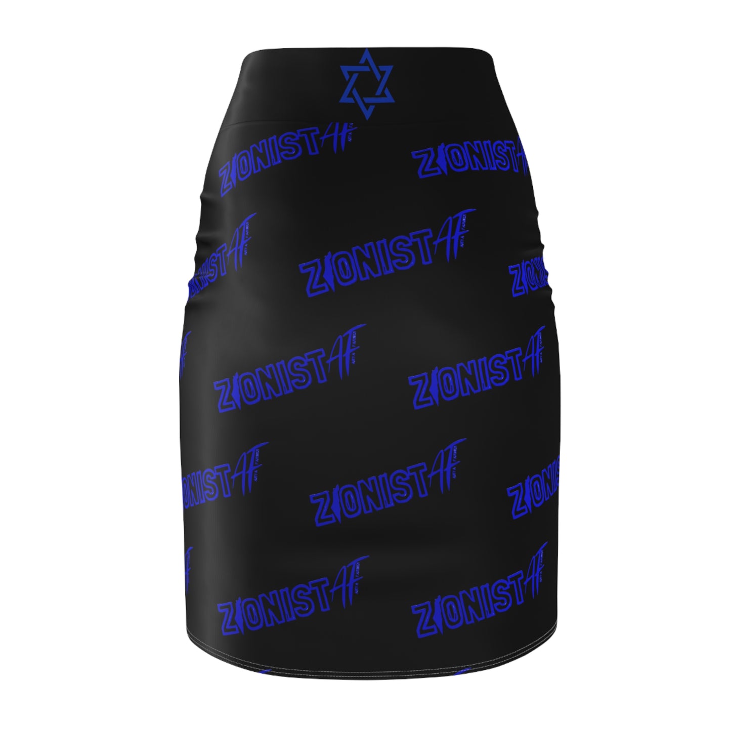 Women's Skirt Zionist AF Pencil Skirt in Black