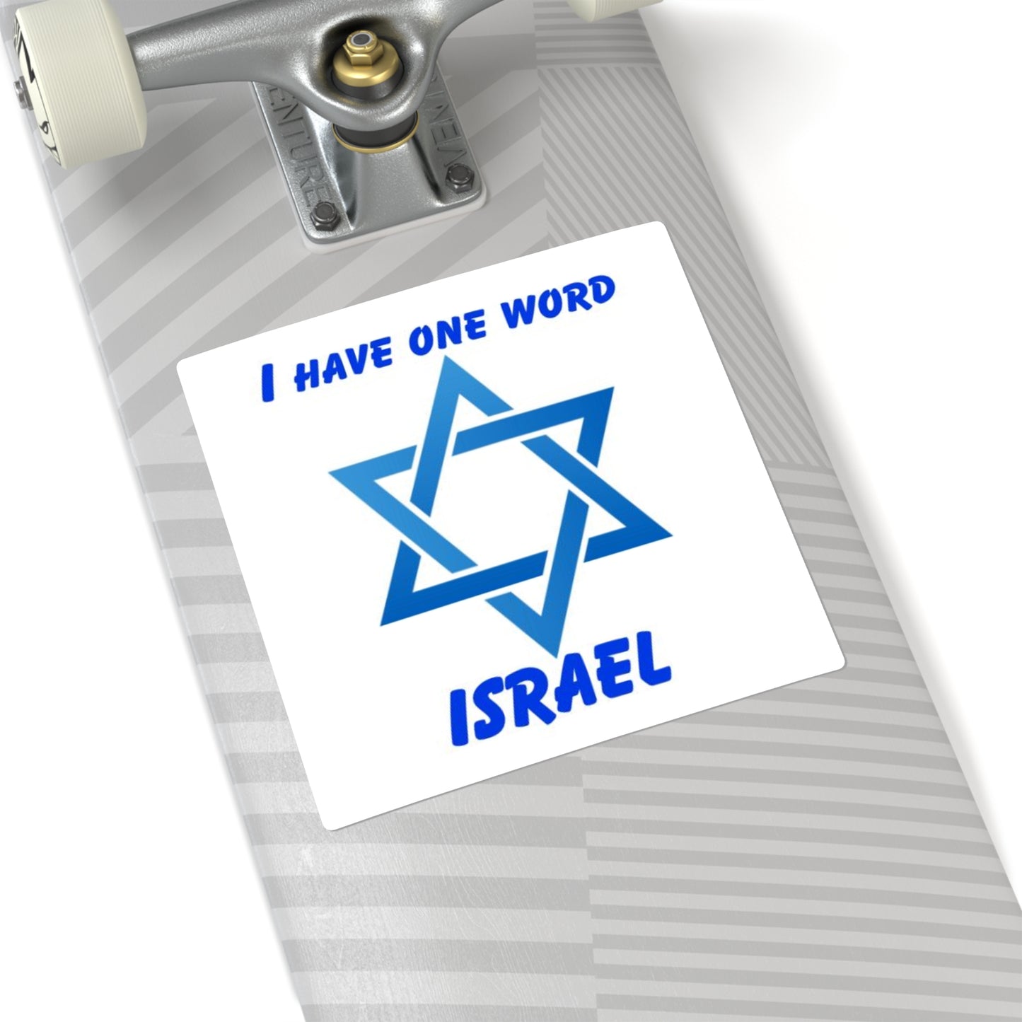 STICKERS Zionist AF "one word" stickers