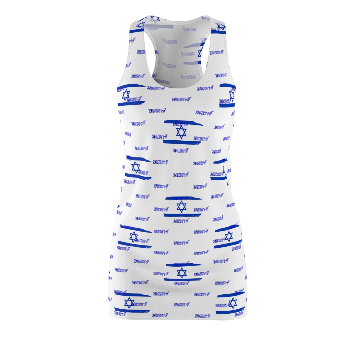 Zionist AF Women's Cut & Sew Racerback Dress