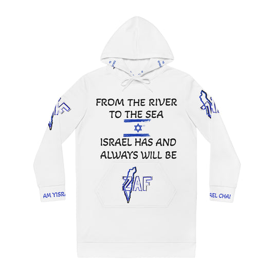 Zionist AF "ObviouslyZAF" RTS Women's Hoodie Dress (AOP)