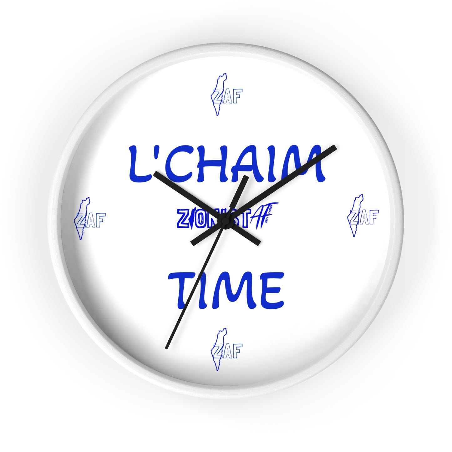 HOME DECOR Wall Clock ZAF L'Chaim Time