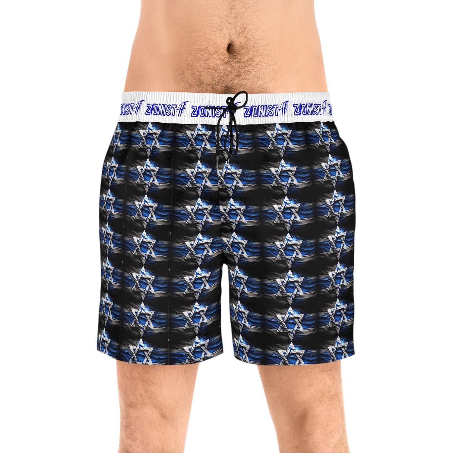 Zionist AF Men's Mid-Length Swim Shorts