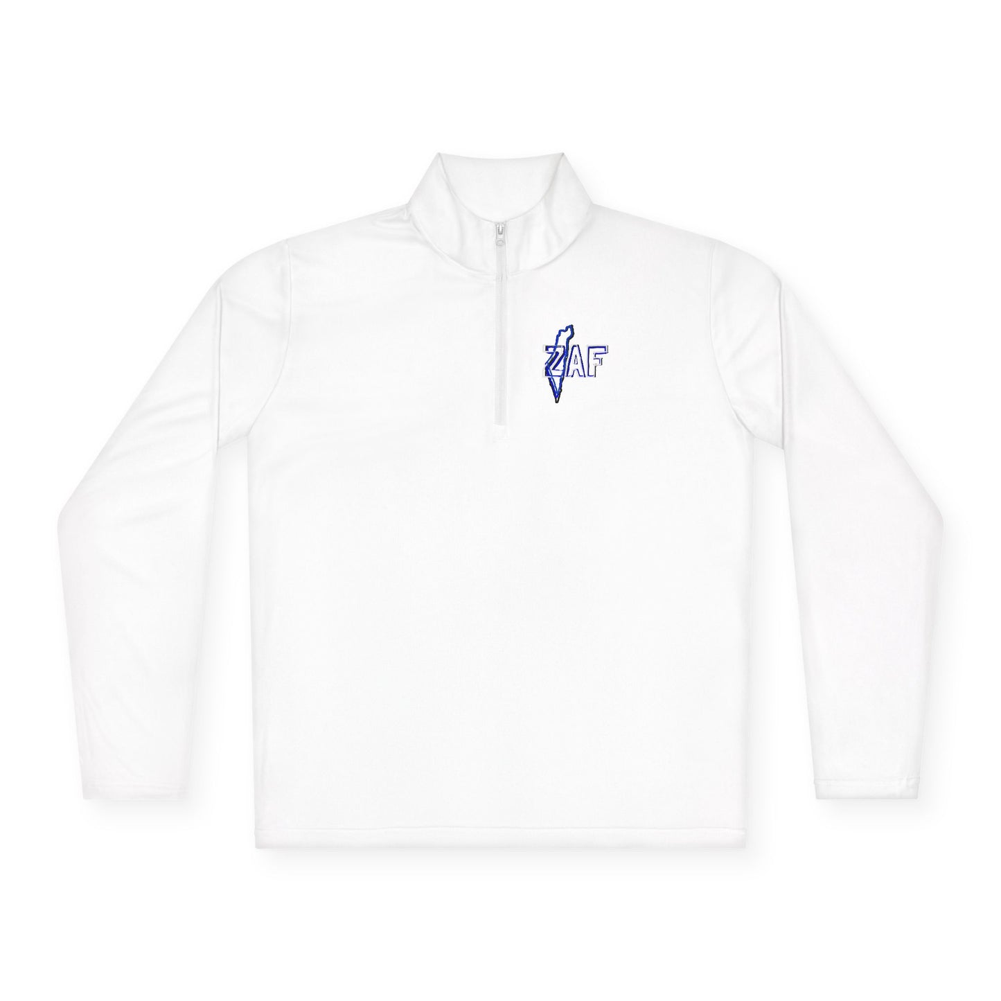 Zionist AF "From The River...Zionist AF ...ONLY way To Be" Quarter-Zip Pullover