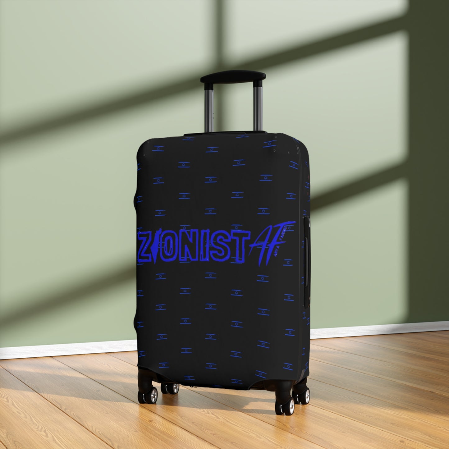 BAGS/TRAVEL Zionist AF Luggage Cover Black